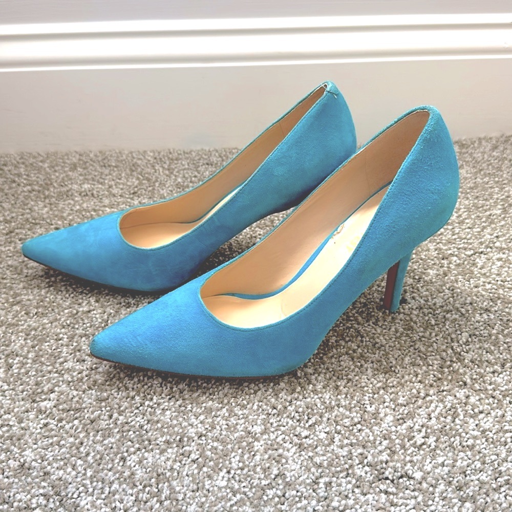 Tiffany Blue Nine West Heels